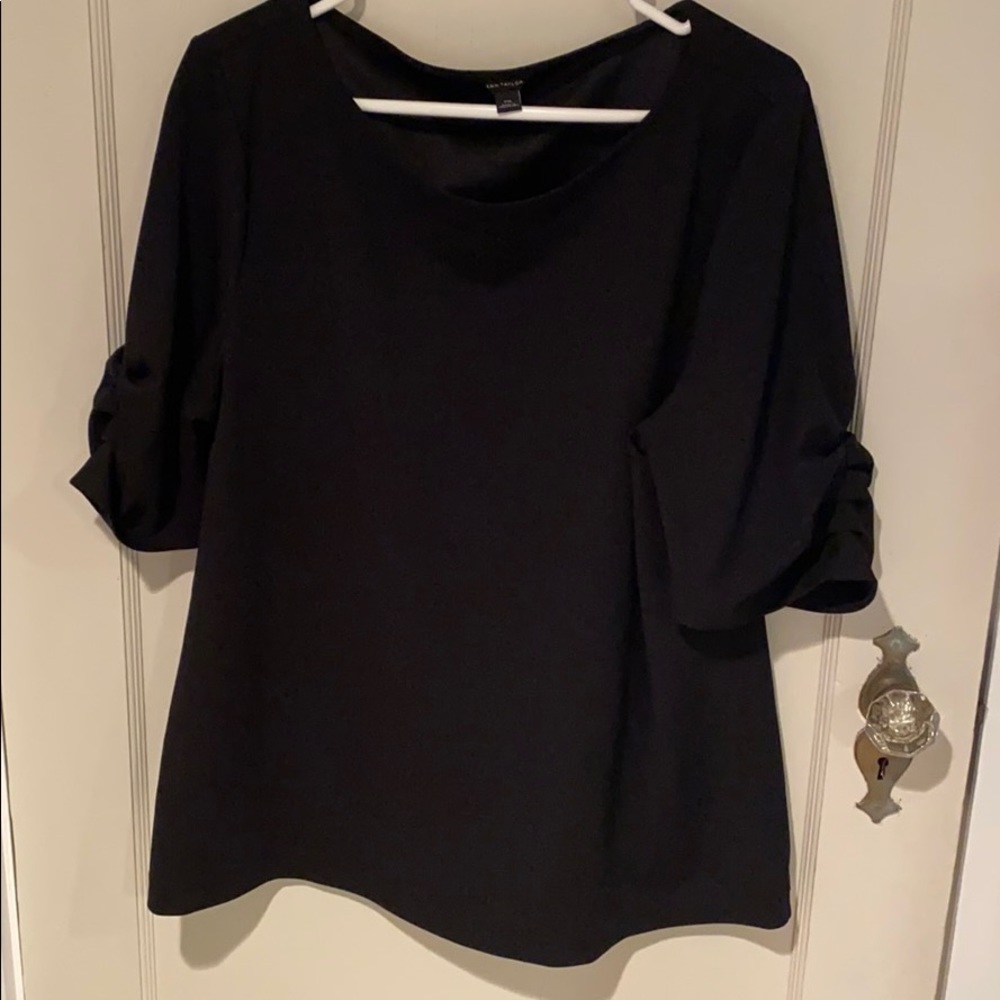 XXL Ann Taylor black blouse